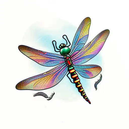 Dragonfly tattoo design idea
