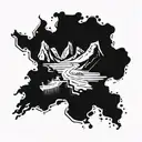 Antarctica inspired design tattoo design idea