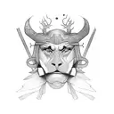 wrestler tattoo design idea