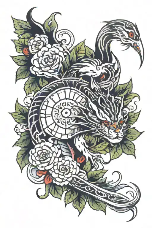 byakuya kuchki tattoo design idea