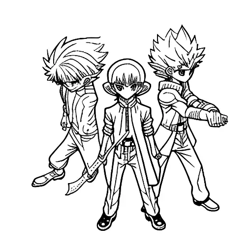 elementos de hunter x hunter tattoo design idea