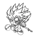 elementos de hunter x hunter tattoo design idea