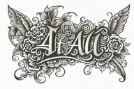 Ali name tattoo design idea