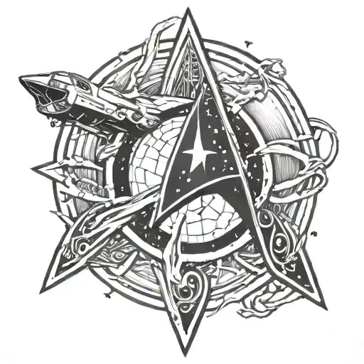 star trek memorial tattoo for dad tattoo design idea
