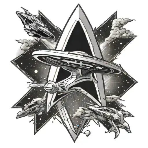 star trek memorial tattoo for dad tattoo design idea