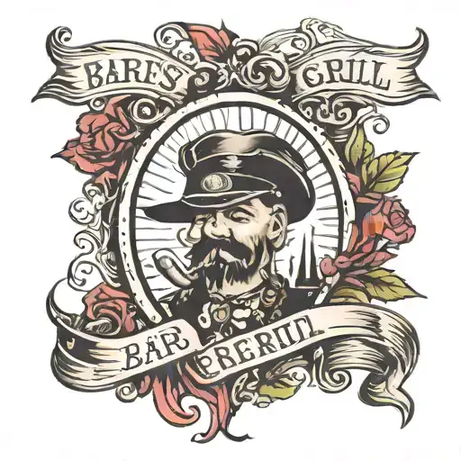 Spinney's Bar & Grill tattoo design idea