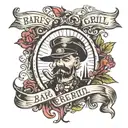 Spinney's Bar & Grill tattoo design idea
