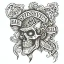 Spinney's Bar & Grill tattoo design idea