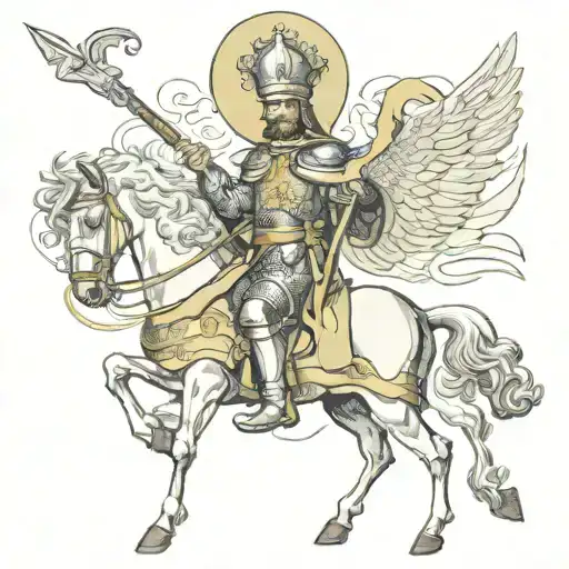 Saint Florian tattoo design idea