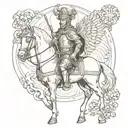 Saint Florian tattoo design idea