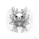 A minimalist tattoo idea representing my everyday struggles with ADHD.  tattoo design idea