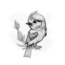 tweety bird  tattoo design idea