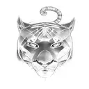 Panther tattoo design idea