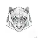 Panther tattoo design idea