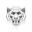 Panther tattoo design idea