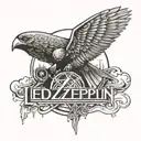 Led Zeppelin tattoo design idea