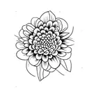 Gerbera  tattoo design idea