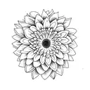 Gerbera  tattoo design idea