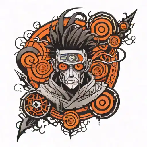 Obito UCHIHA mangekeu saringa samall tattoo design tattoo design idea