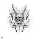 scalpel tattoo design idea