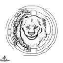  the name Leonardo and the birthdate 21.07.2021 tattoo design idea