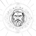  the name Leonardo and the birthdate 21.07.2021 tattoo design idea