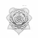 Diamond tattoo design idea