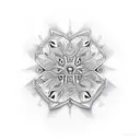 Diamond tattoo design idea