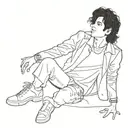 michael jackson tattoo design idea