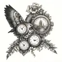 comparison is the thief of joy tattoo design idea