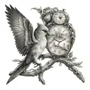 comparison is the thief of joy tattoo design idea