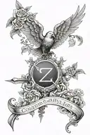 colossians 2:7 tattoo design idea