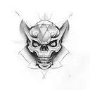 666 tattoo design idea