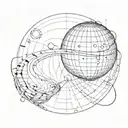 I was so ahead of the curve, the curve became a sphere tattoo design idea
