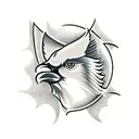 Cardinal tattoo design idea