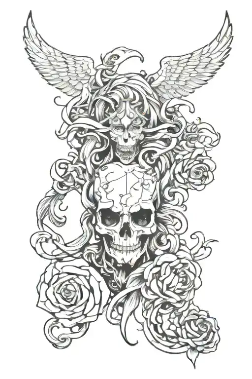 dead love norway tattoo design idea