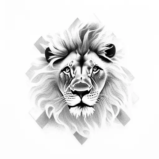 Lion, Lion cub tattoo design idea