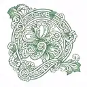 Irish tattoo design idea