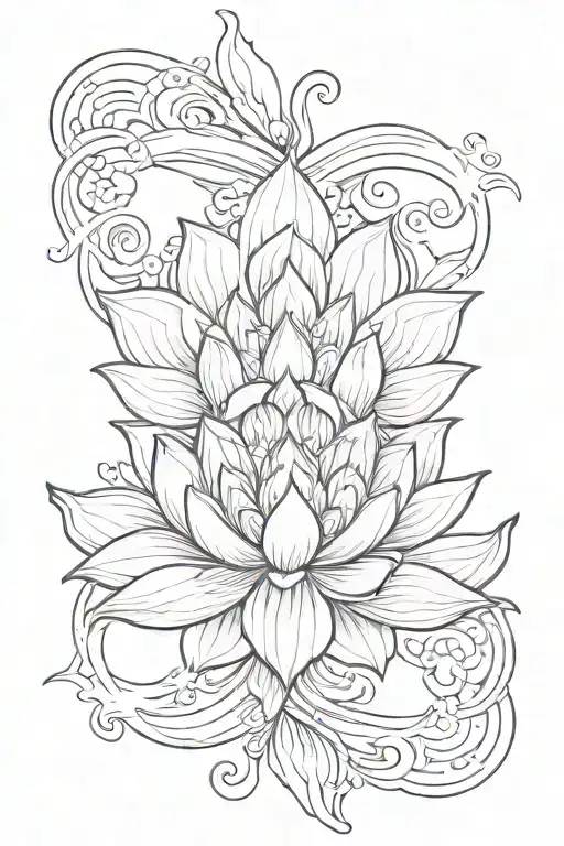 lotus flower avatar the last airbender white lotus symbole tattoo design idea