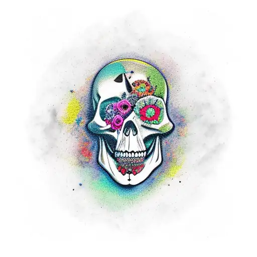 memento mori memento vivere tattoo design idea