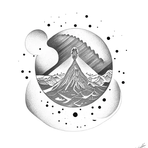 Gaia, hand hold, unity, love tattoo design idea