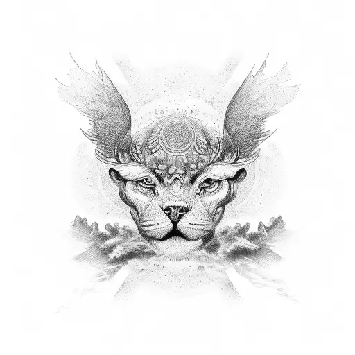 god, psychedelic, love tattoo design idea