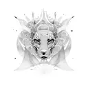 god, psychedelic, love tattoo design idea