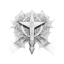 croix ankh tattoo design idea