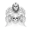 ghetto angel see no evil hear no evil speak no evil tattoo design idea