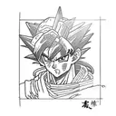 gundam, goku tattoo design idea