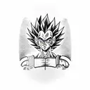 VEGETA tattoo design idea