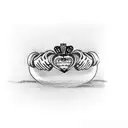 claddagh ring tattoo design idea