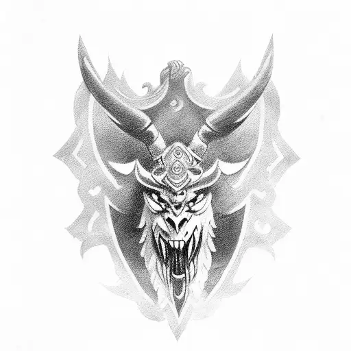 Gladiador, espadas ,fuego, reyes tattoo design idea