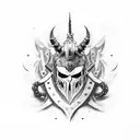 Gladiador, espadas ,fuego, reyes tattoo design idea